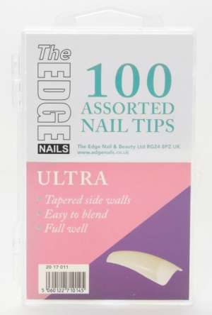 The Edge Ultra Nail Tips - 100 Assorted Tips