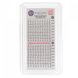 The Eyelash Emporium Special Effects Pre-Made 'Mink' Fans 4D C-Curls Lashes 0.07