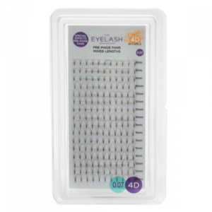 The Eyelash Emporium Special Effects Pre-Made Fans 4D D-Curls Lashes 0.10