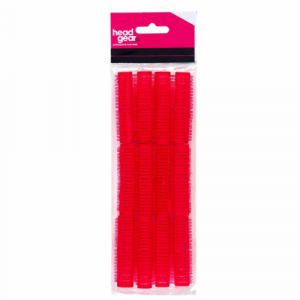 HeadGear Velcro Roller Pk12 - Red (13mm)