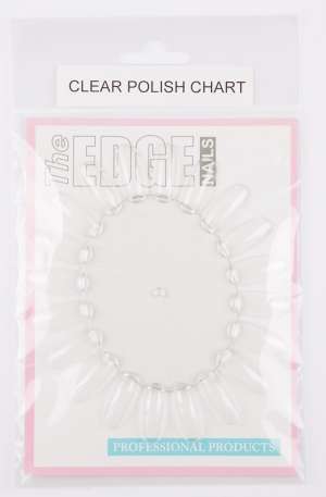 The Edge Clear Polish Colour / Nail Art Chart Wheel