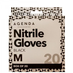 Nitrile Gloves UltraFlex Medium x 20 Pairs - Black