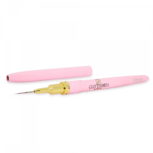 Glitterbels 9mm Gel Liner Detail Brush (pink)