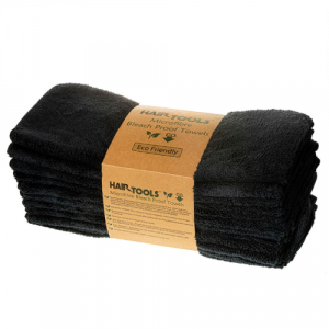 Hair Tools Microfibre Towels - Black