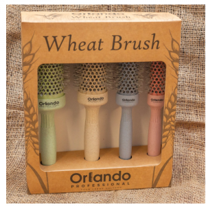 Wheat Brush – Ionic Heat Retainer Box Set